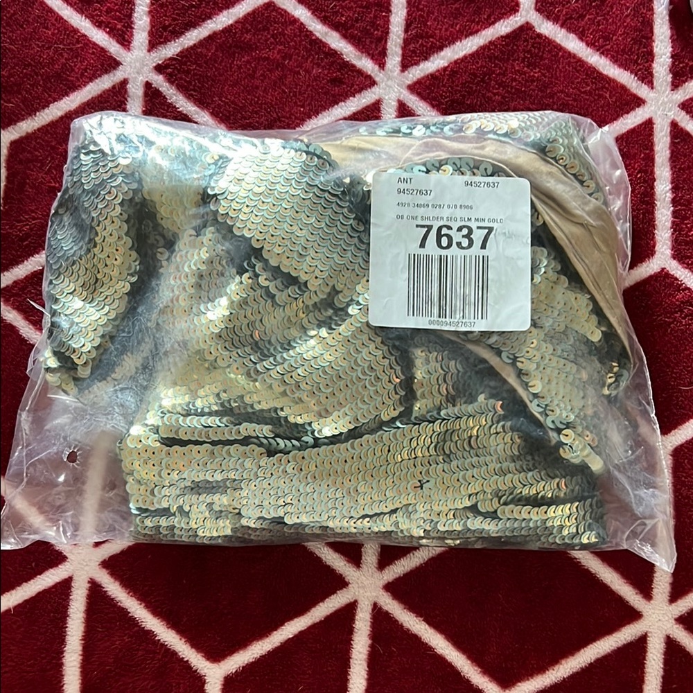 NWT Maeve from Anthropologie Gold Sequin Dress - 4 / 6 Petite - Picture 11 of 11